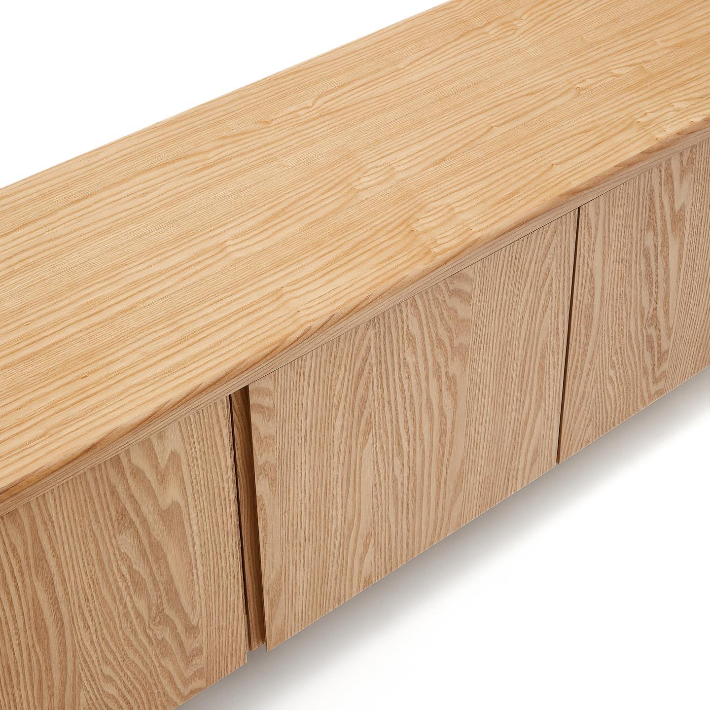 Szafka RTV SALAYA sklejka jesionowa La Forma Eye on Design