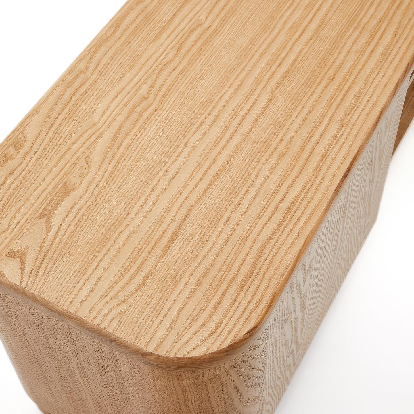 Szafka RTV SALAYA sklejka jesionowa La Forma Eye on Design