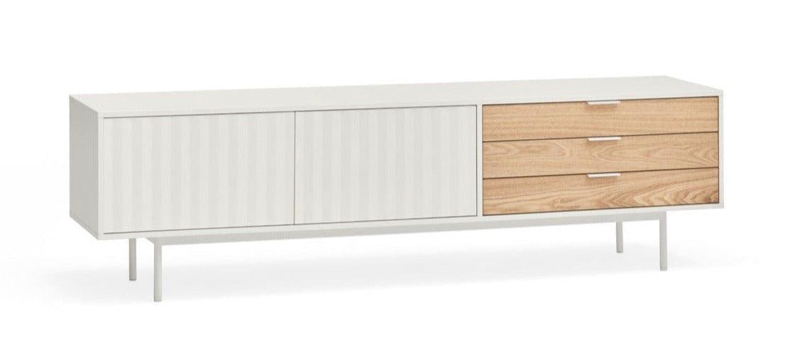Szafka RTV SIERRA 2D biały – Teulat