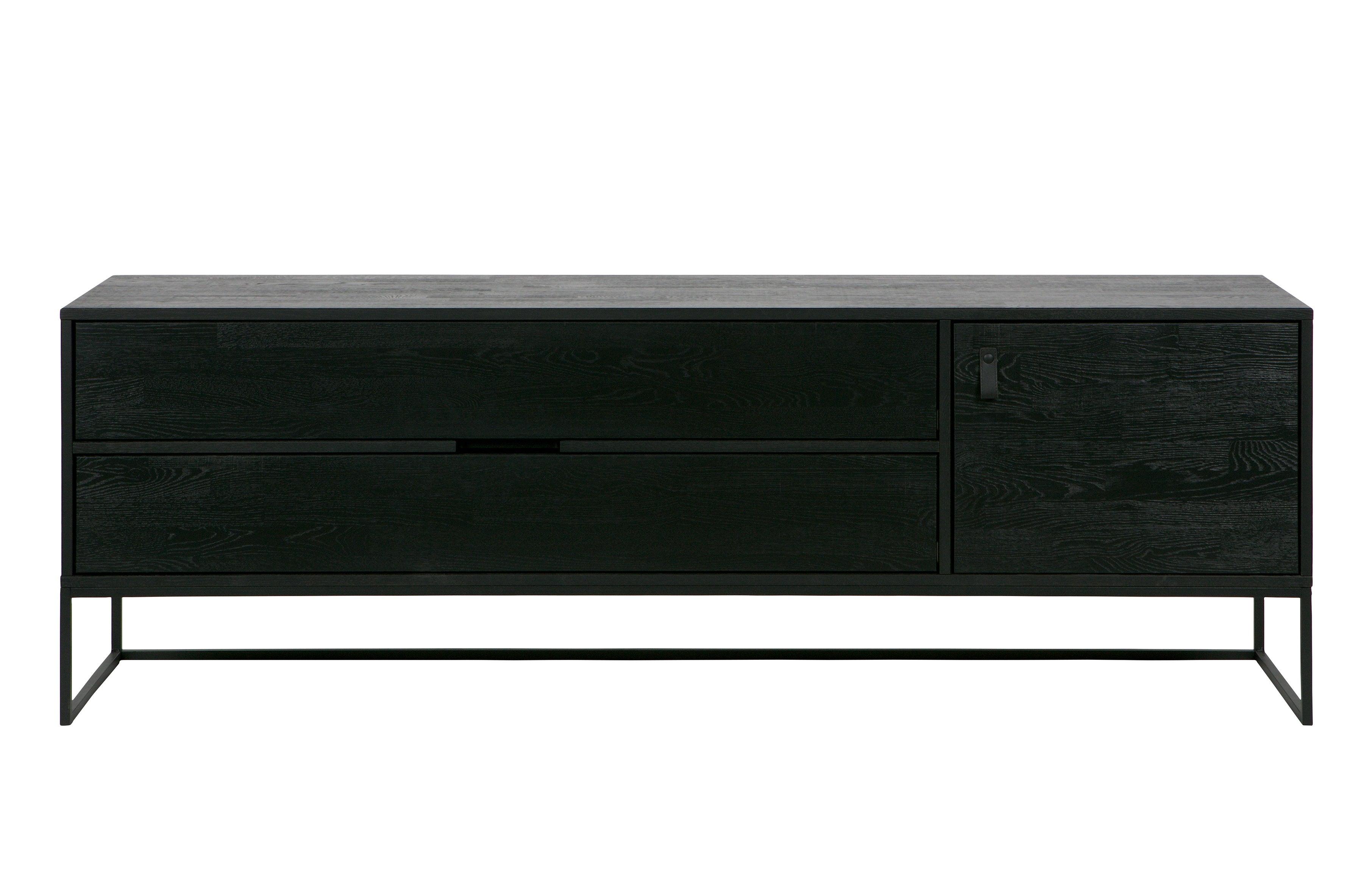 Szafka RTV SILAS czarny Woood Exclusive Eye on Design