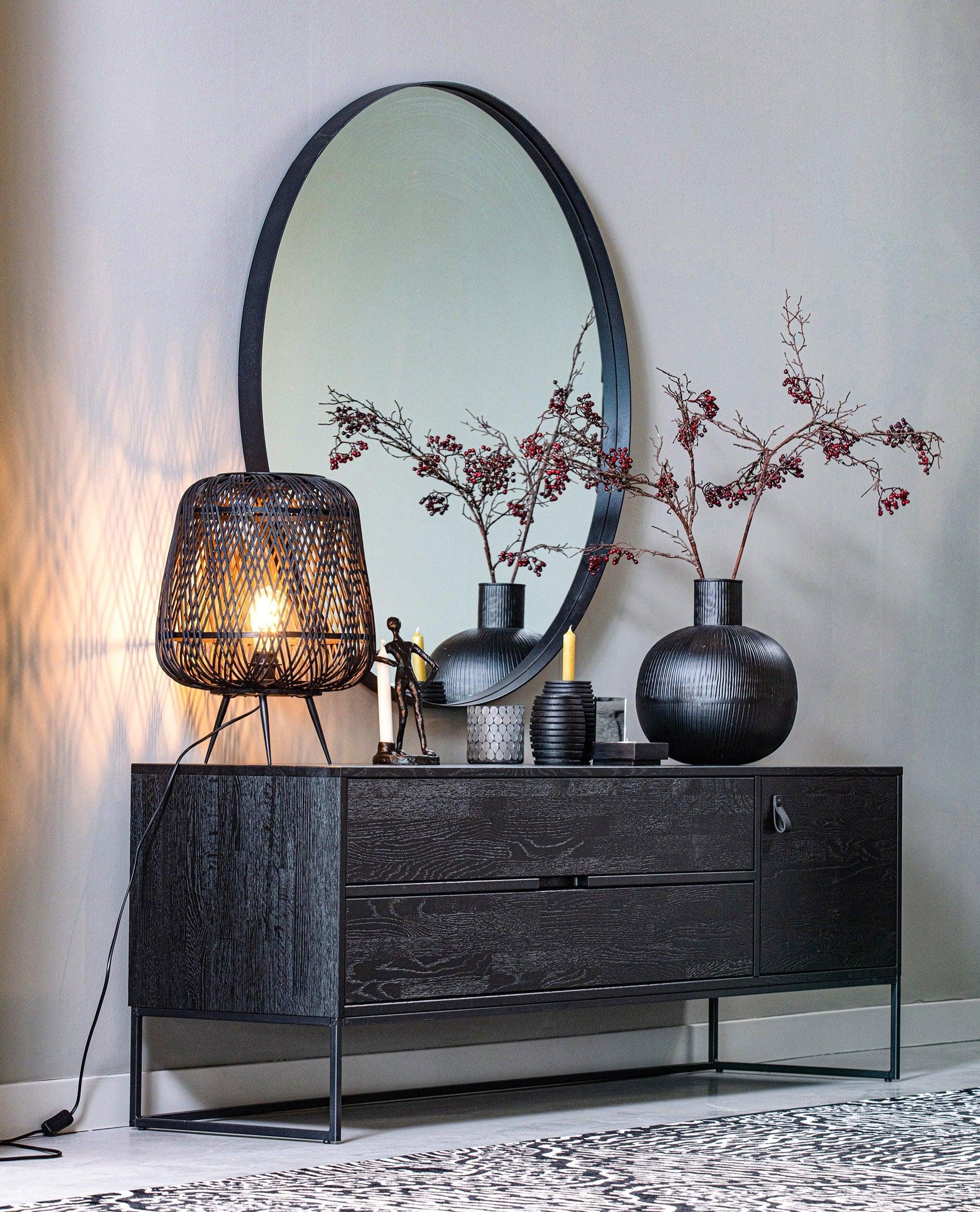 Szafka RTV SILAS czarny Woood Exclusive Eye on Design