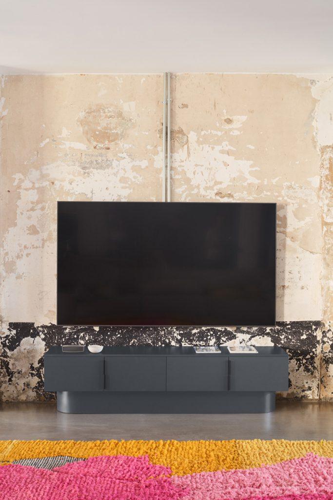 Szafka RTV TOTEM antracytowy Teulat Eye on Design