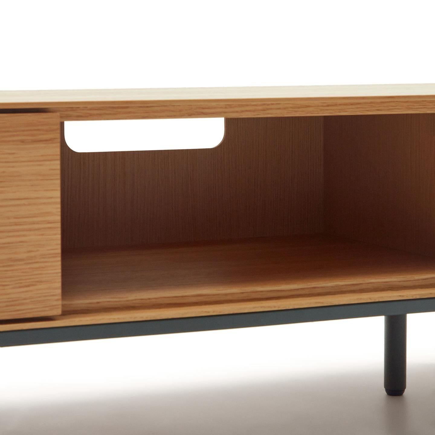 Szafka RTV VEDRANA fornir dębowy La Forma Eye on Design