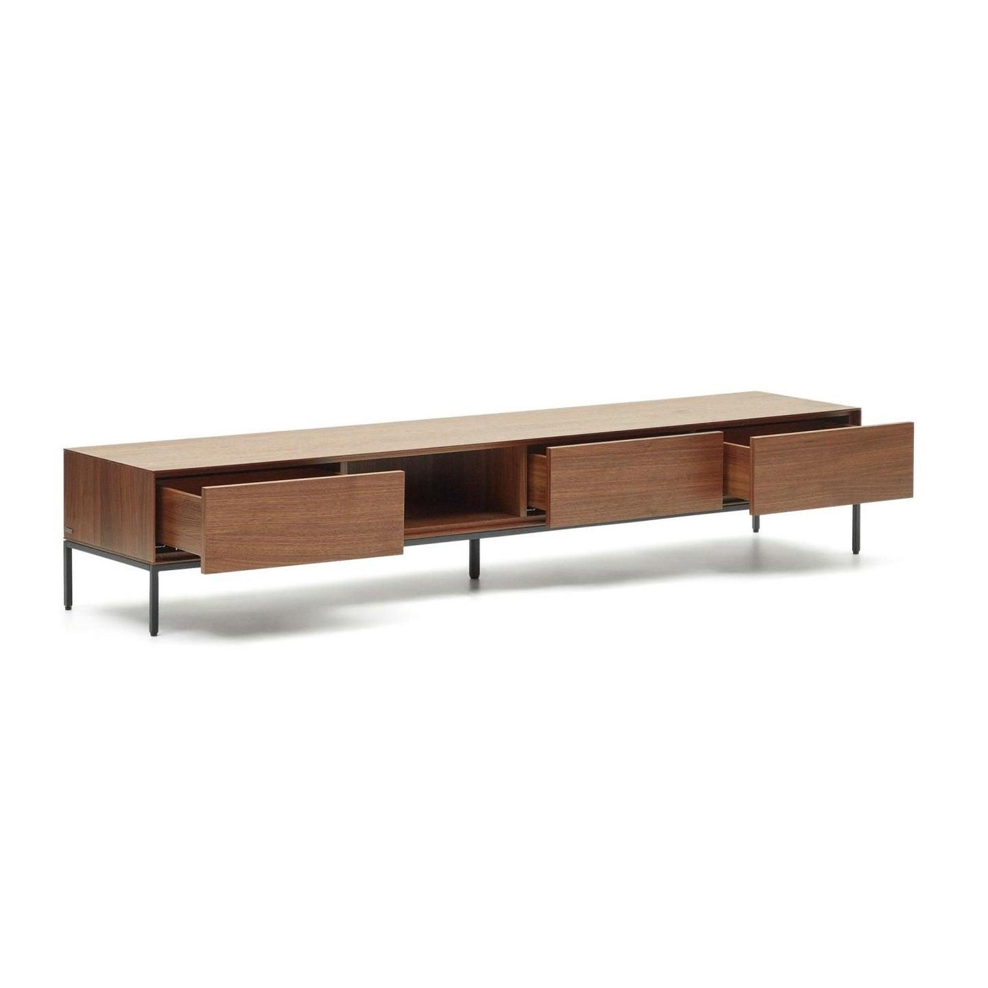 Szafka RTV VEDRANA fornir orzechowy La Forma Eye on Design