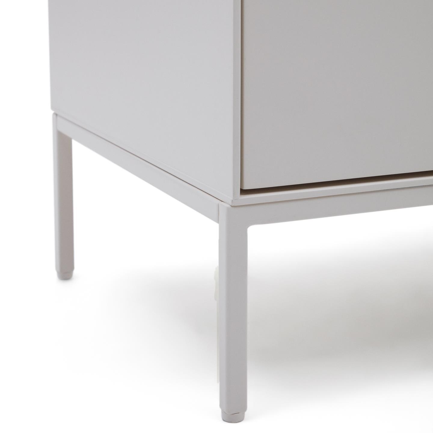 Szafka RTV wysoka VEDRANA biały La Forma Eye on Design