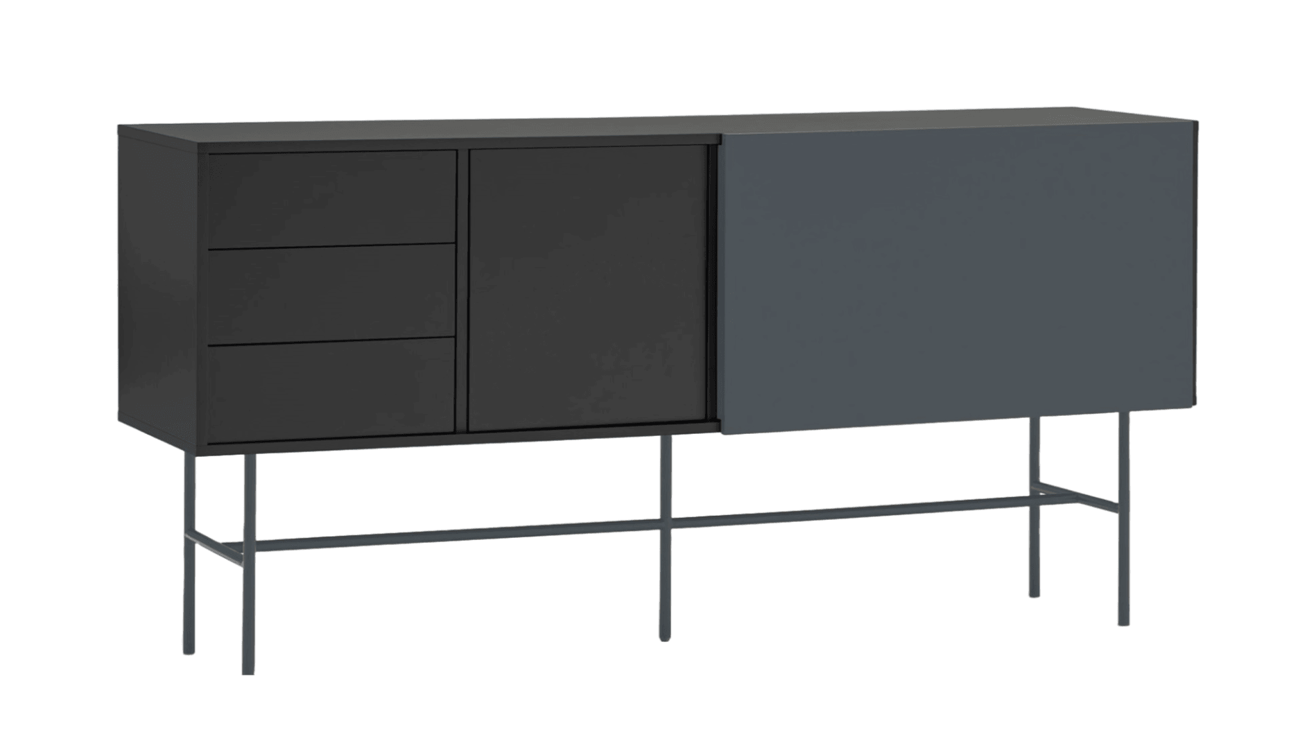 Szafka szeroka NUBE antracytowy Teulat Eye on Design