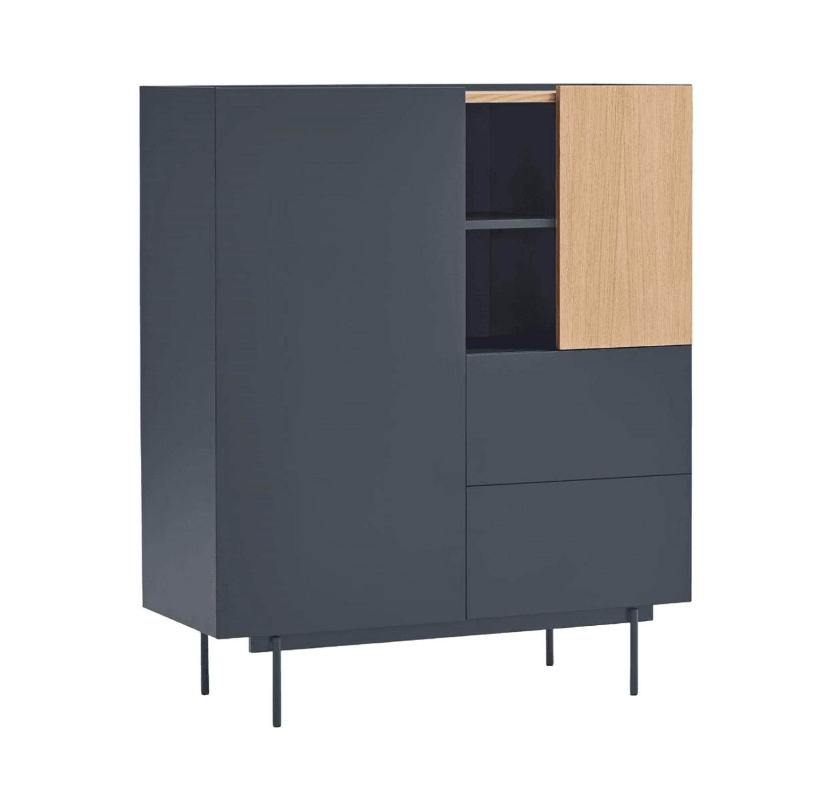 Szafka wysoka OTTO antracytowy Teulat Eye on Design