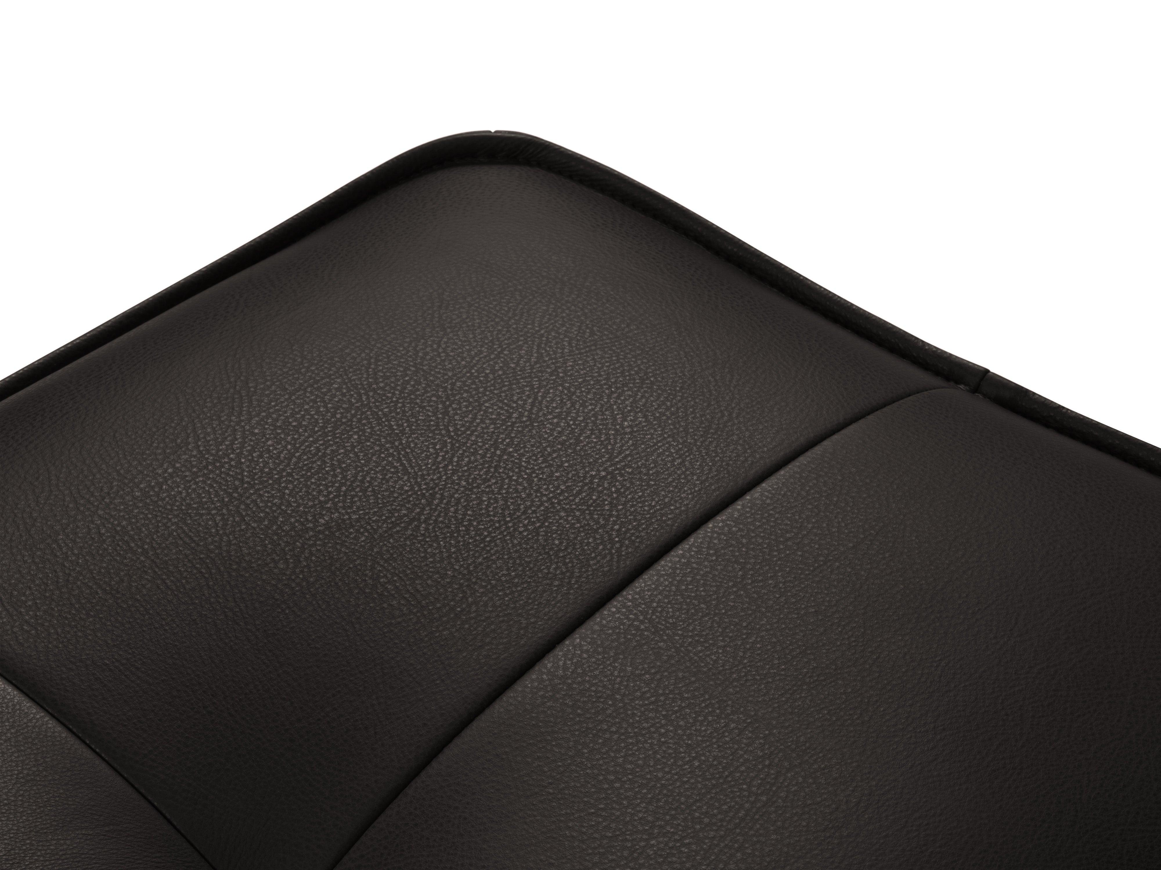 Szezlong skórzany lewostronny LILY czarny Maison Heritage Eye on Design