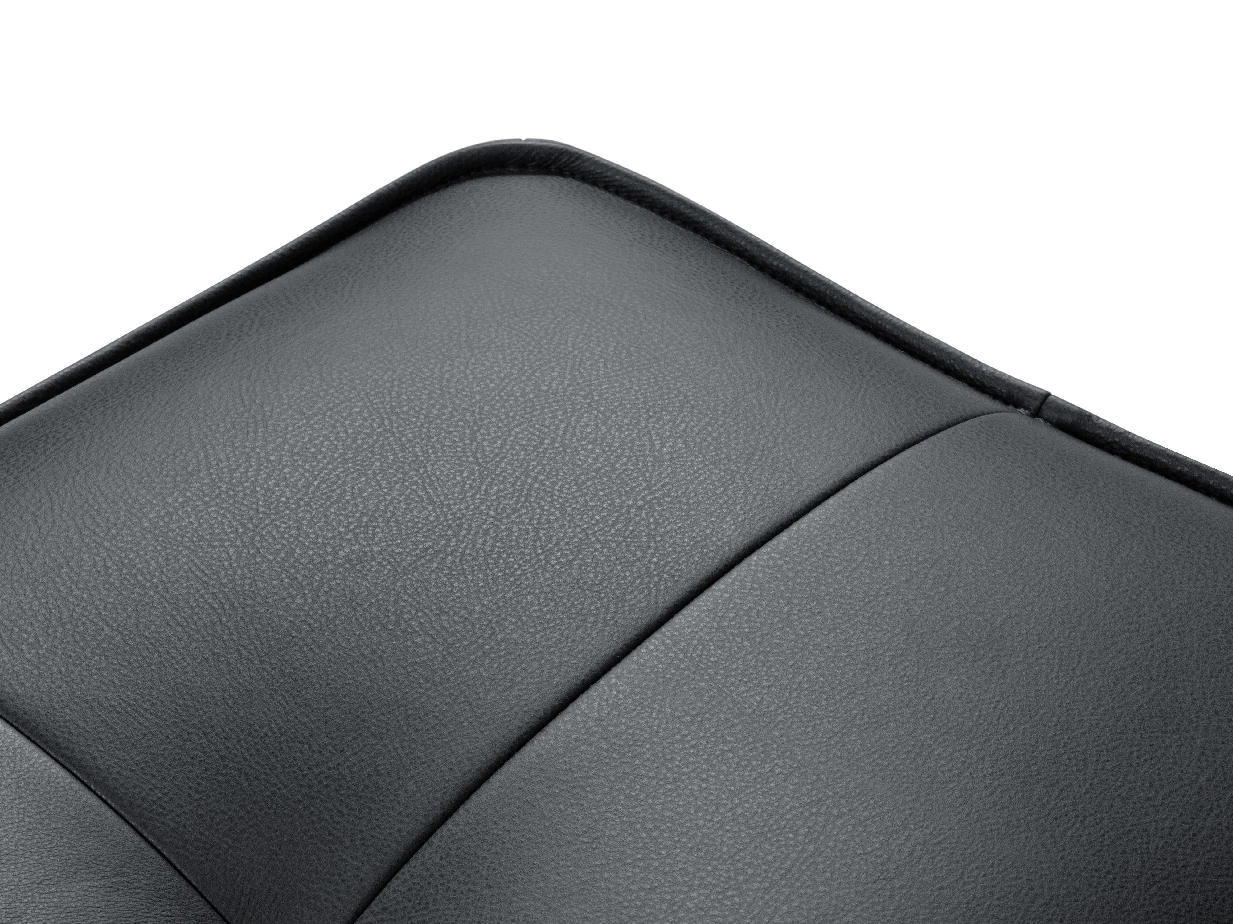 Szezlong skórzany lewostronny LILY grafitowy Maison Heritage Eye on Design