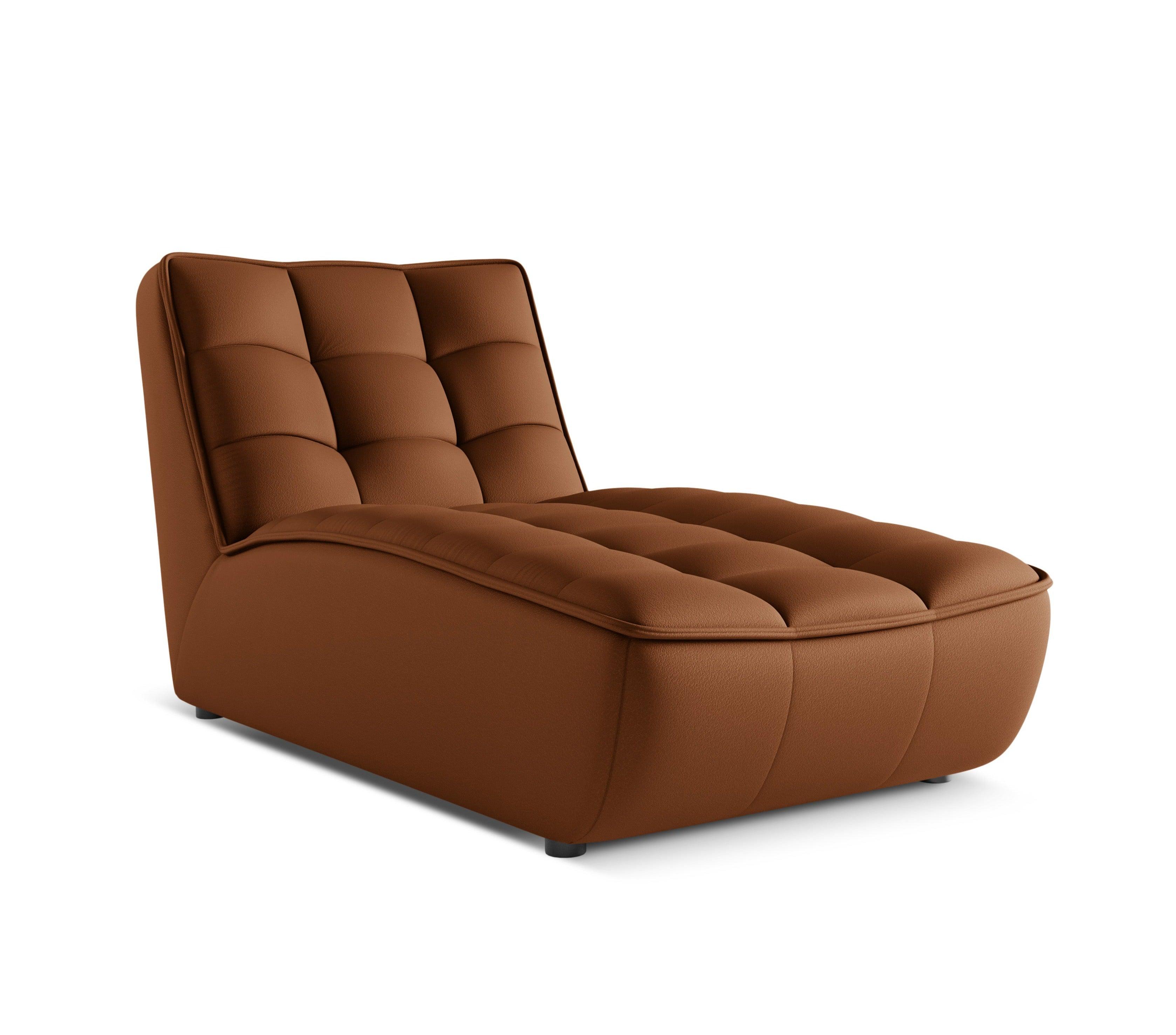 Szezlong skórzany MONI brązowy Maison Heritage Eye on Design