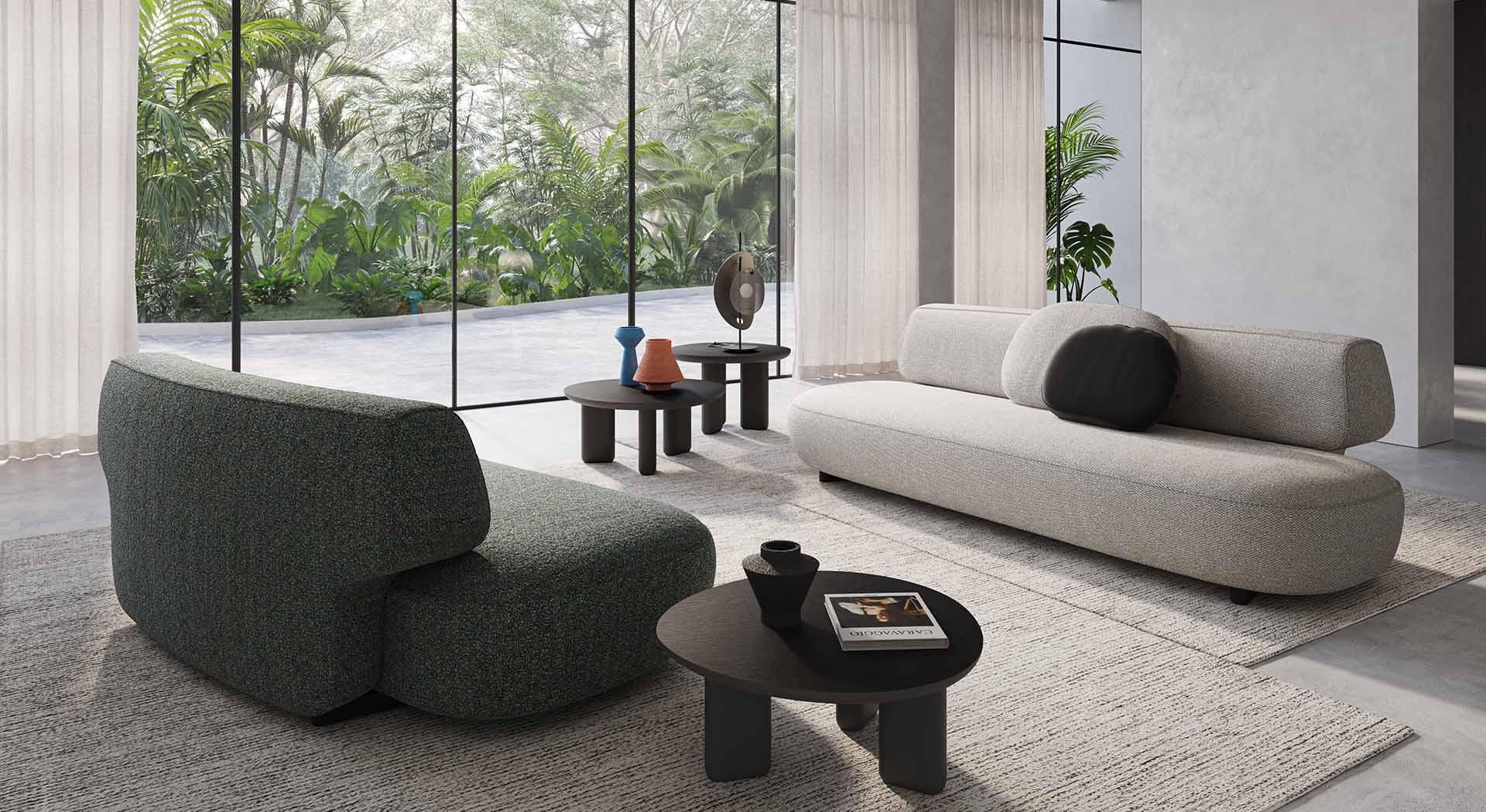 Szezlong TETU kremowy Liu Jo Living Eye on Design