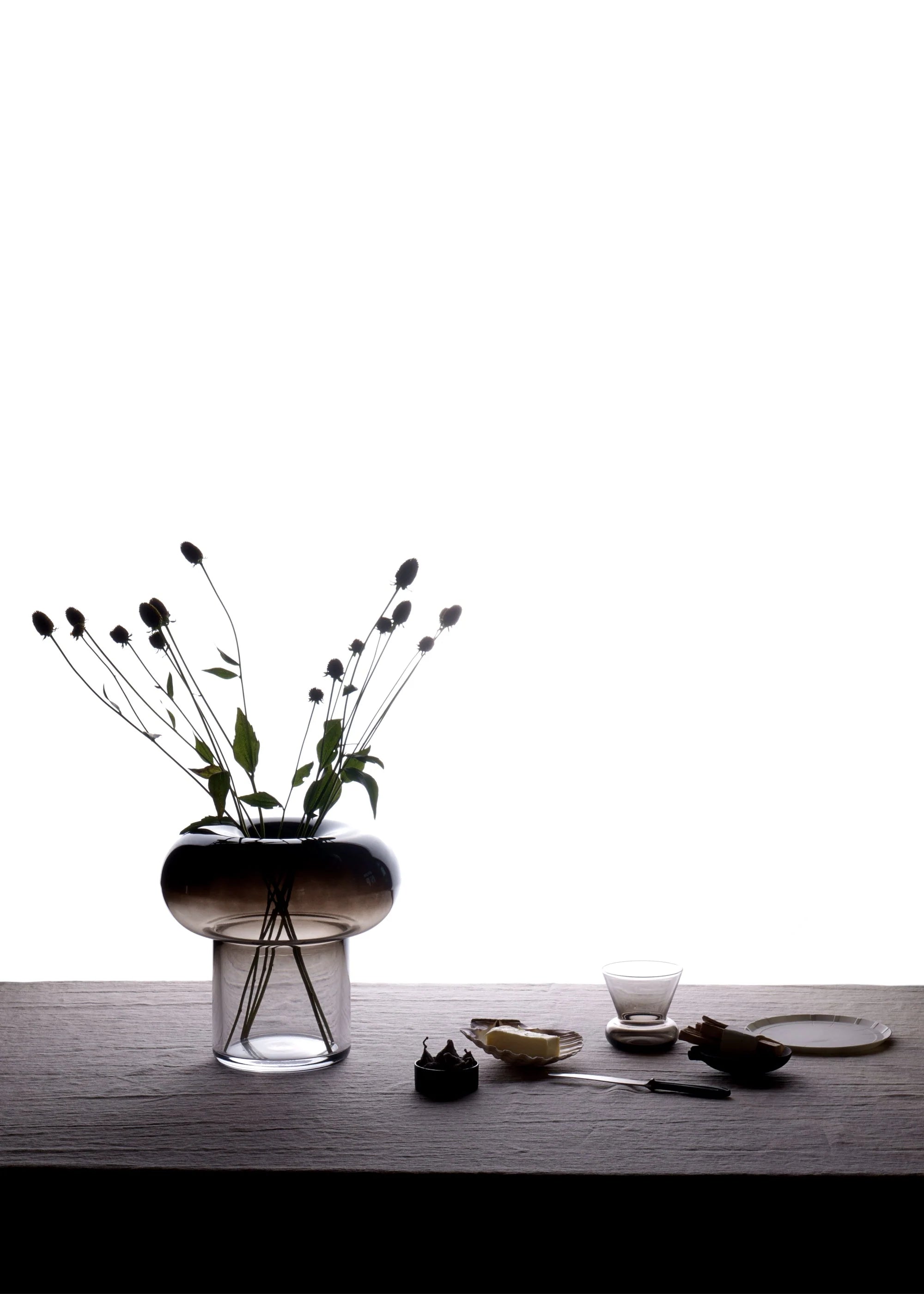 ORIO Glas schwarze geblasene Glas