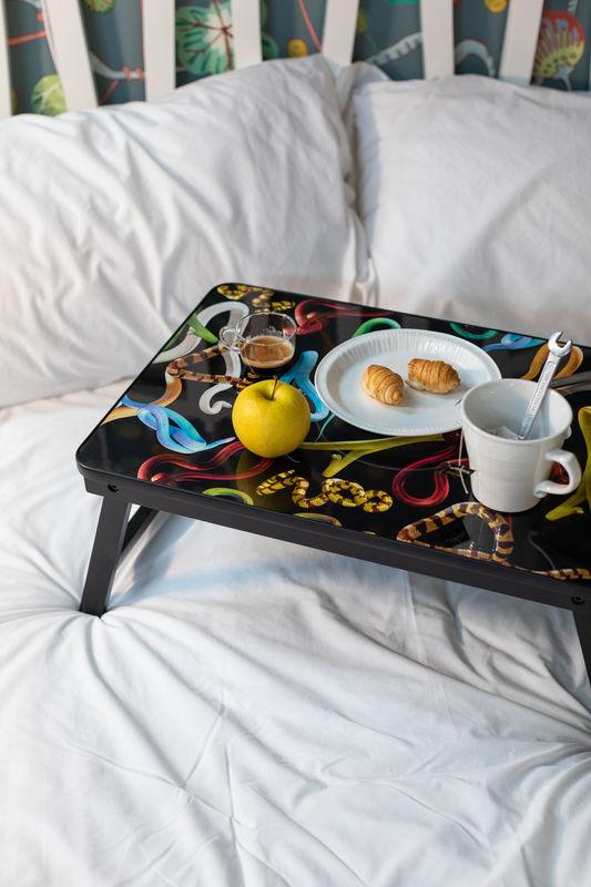 Taca rozkładana SNAKES czarny Seletti Eye on Design