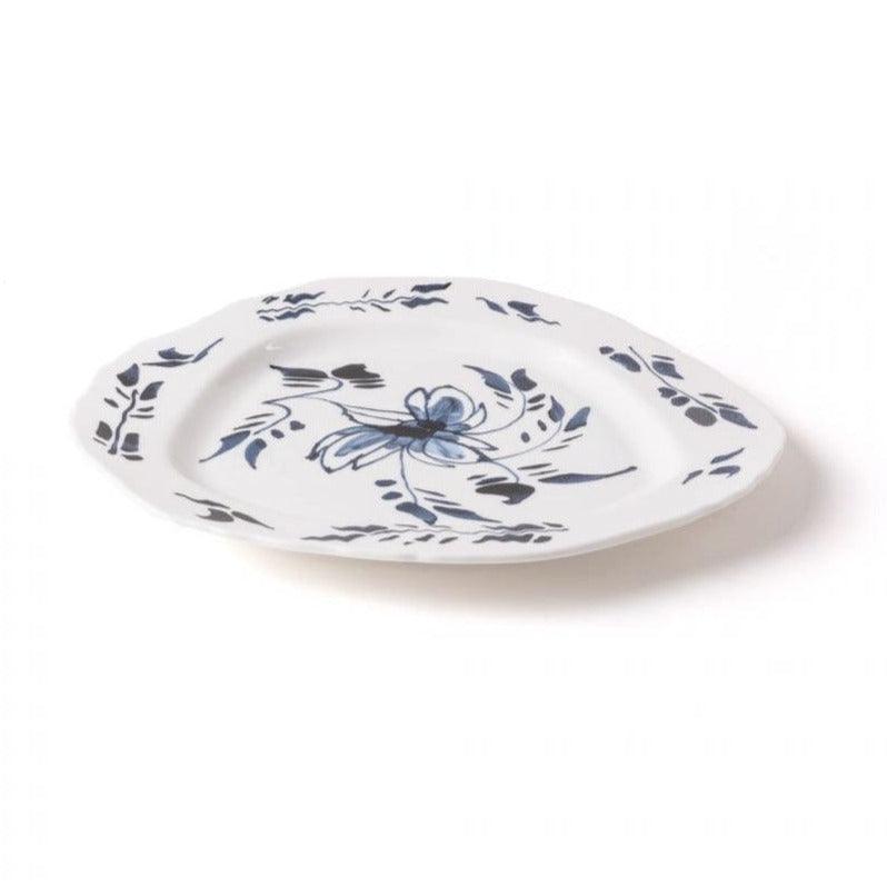 Talerz CLASSICS ON ACID - ENGLISH DELFT porcelanowy Seletti Eye on Design