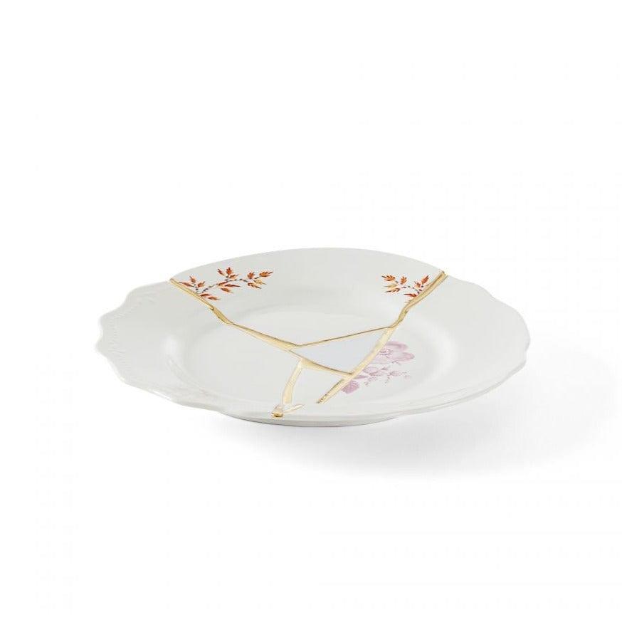 Talerz deserowy KINTSUGI #2 porcelanowy Seletti Eye on Design