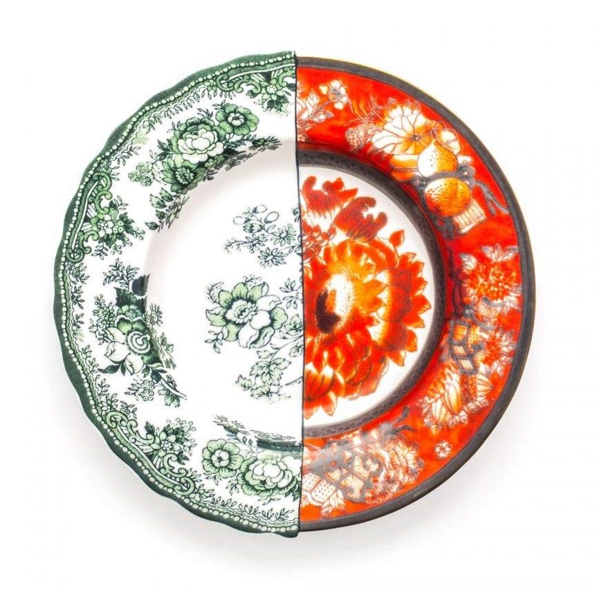 Talerz HYBRID CECILIA porcelanowy Seletti Eye on Design