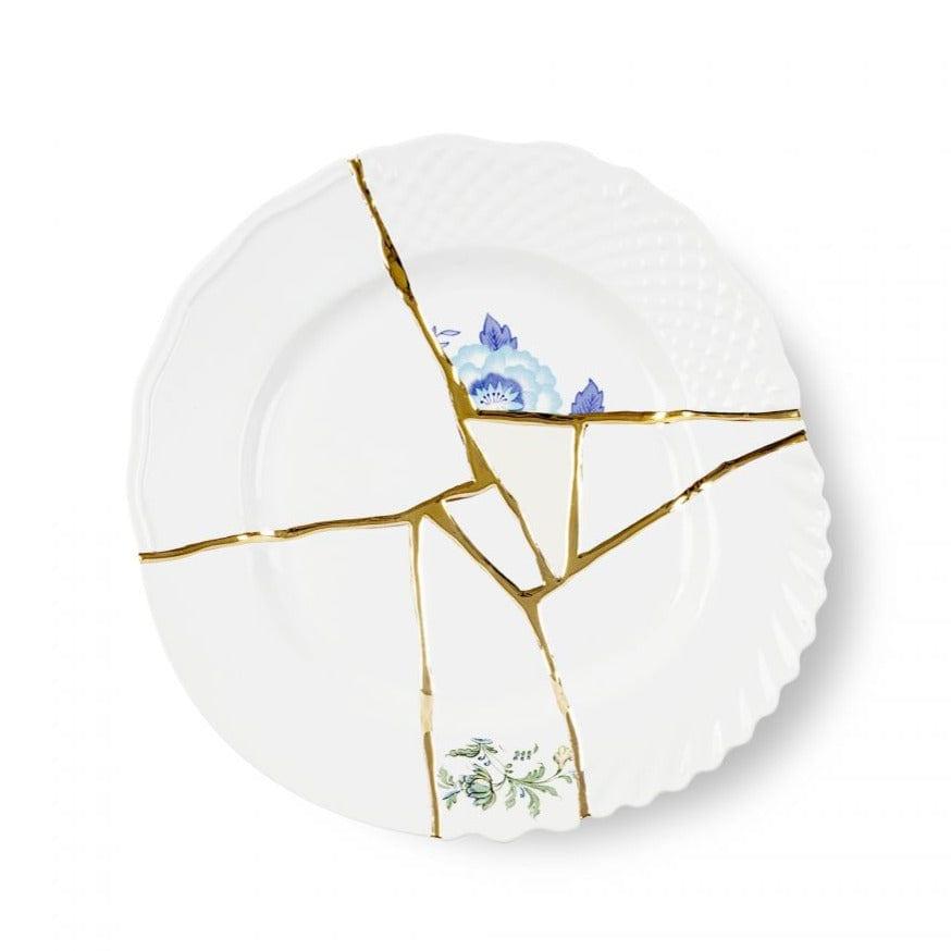 Talerz obiadowy KINTSUGI #2 porcelanowy Seletti Eye on Design