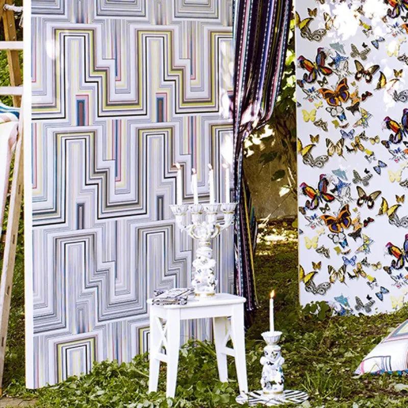 Tapeta ABSTRACT MALACHITE - MULTICOLORE beżowy Christian Lacroix Eye on Design