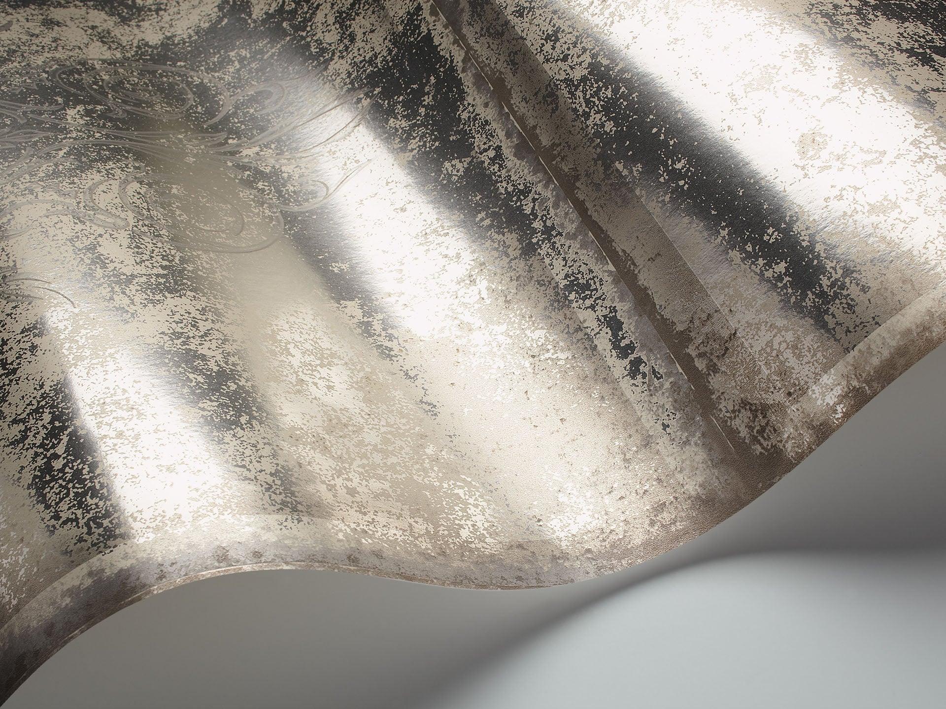 Tapeta ALBEMARLE - Albery różowe złoto z folią Cole & Son Eye on Design