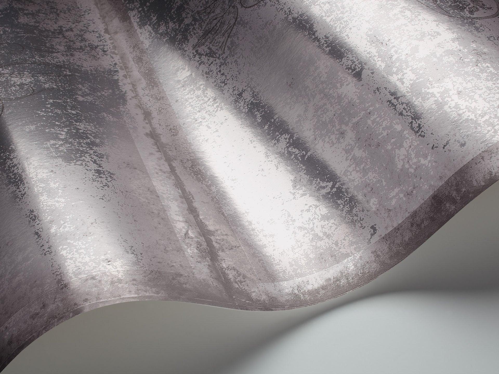 Tapeta ALBEMARLE - Albery szary z folią Cole & Son Eye on Design