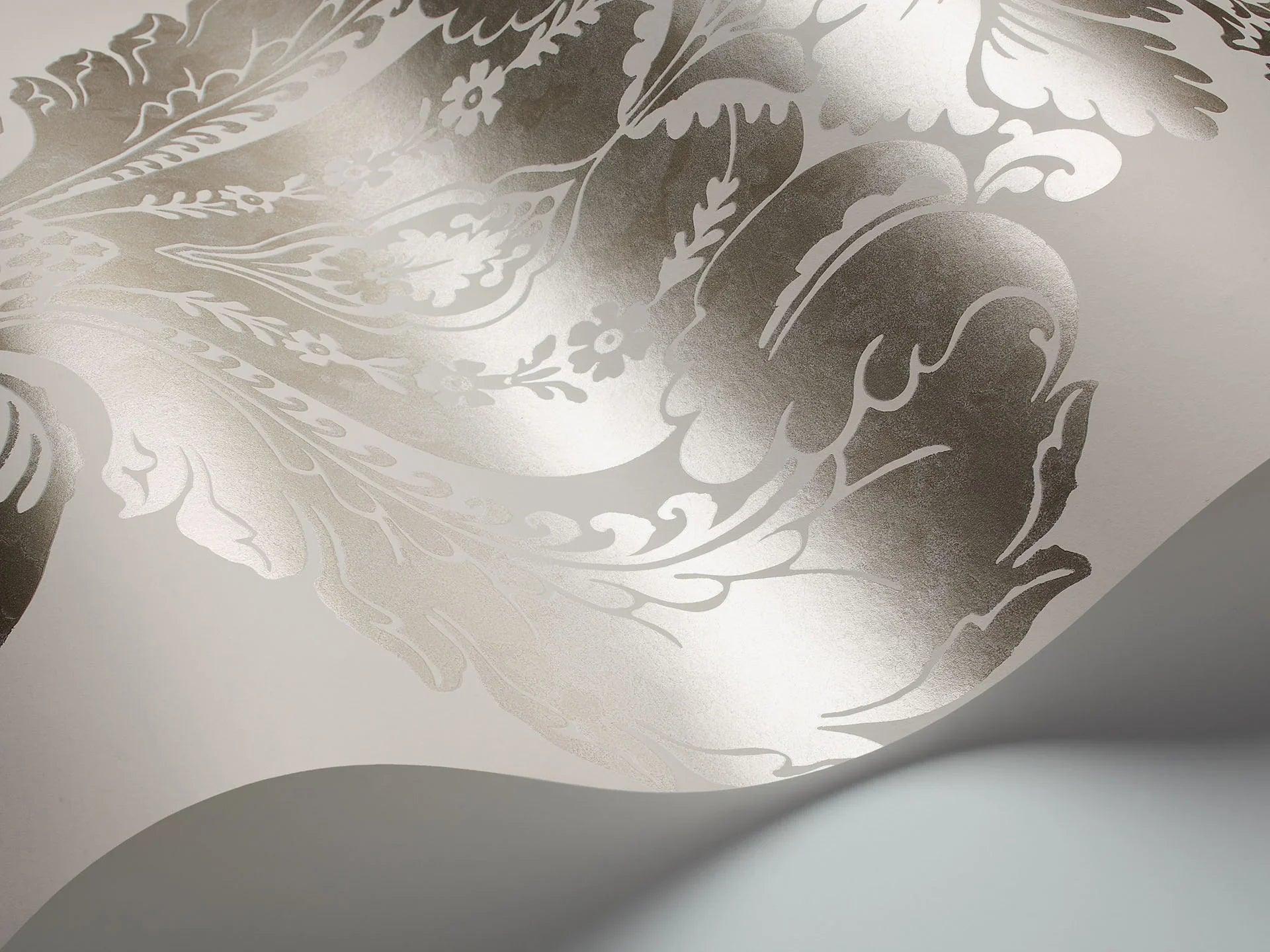 Tapeta ALBEMARLE - Baudelaire metaliczne srebro Cole & Son Eye on Design
