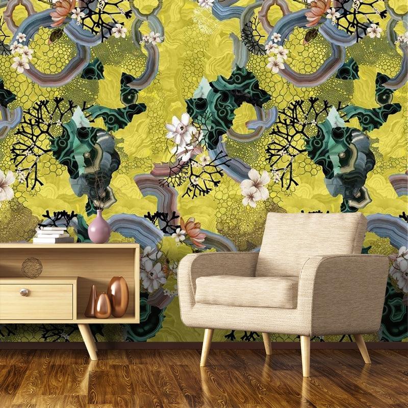 Tapeta ALGAE BLOOM IRIS żółty Christian Lacroix Eye on Design