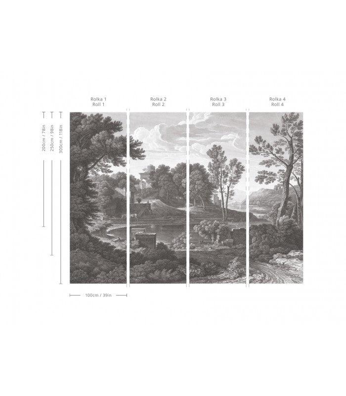 Tapeta Ancient Riverside Grove Wallcolors Eye on Design