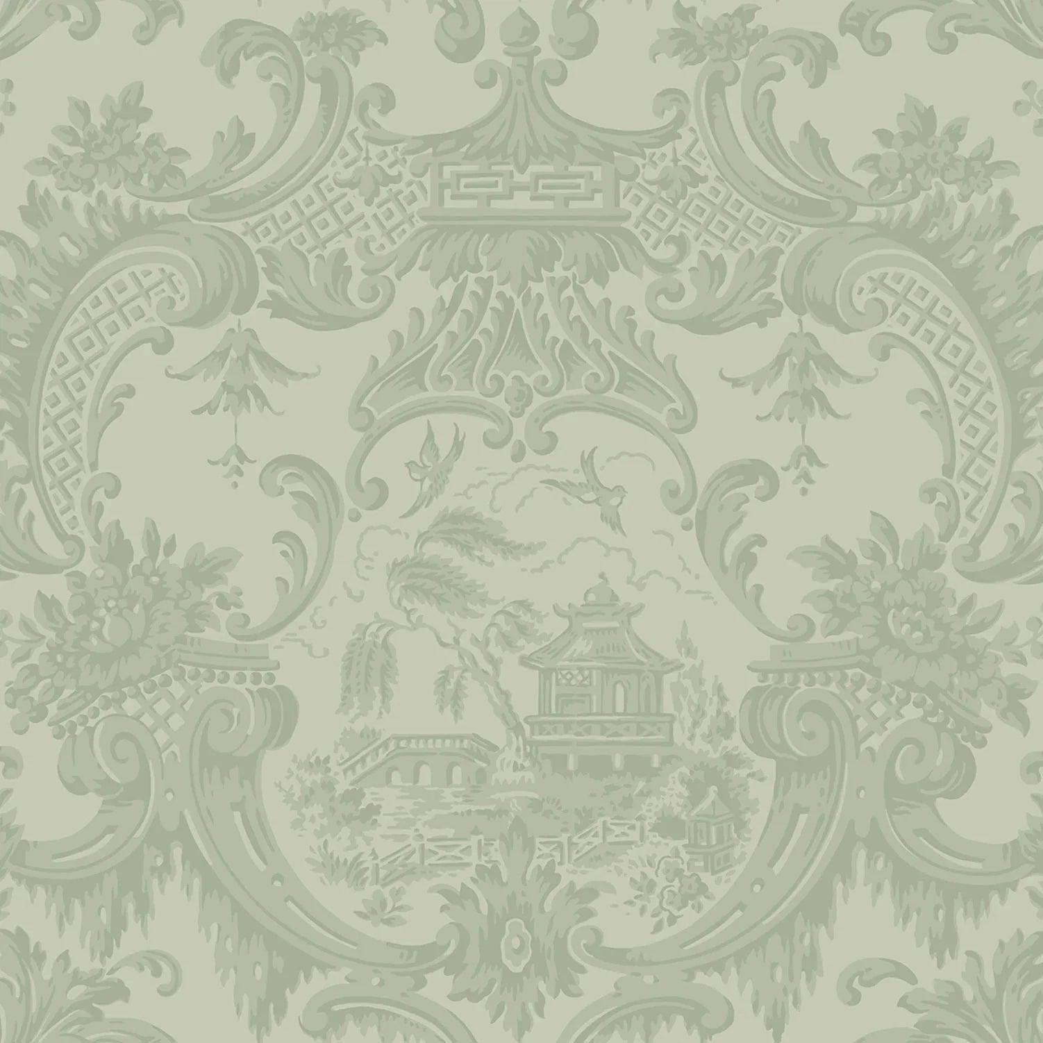 Tapeta ARCHIVE ANTHOLOGY - Chippendale China oliwkowy Cole & Son Default Title Eye on Design