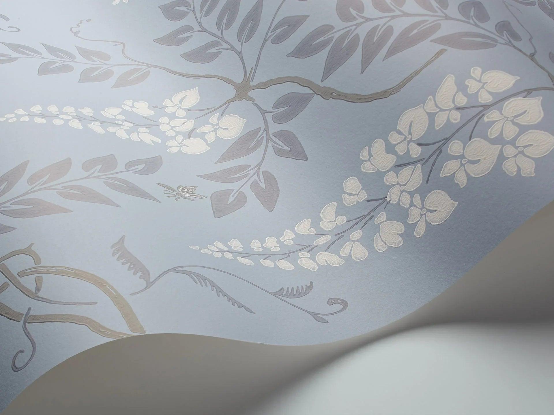 Tapeta ARCHIVE ANTHOLOGY - Egerton srebrny błękit Cole & Son Eye on Design