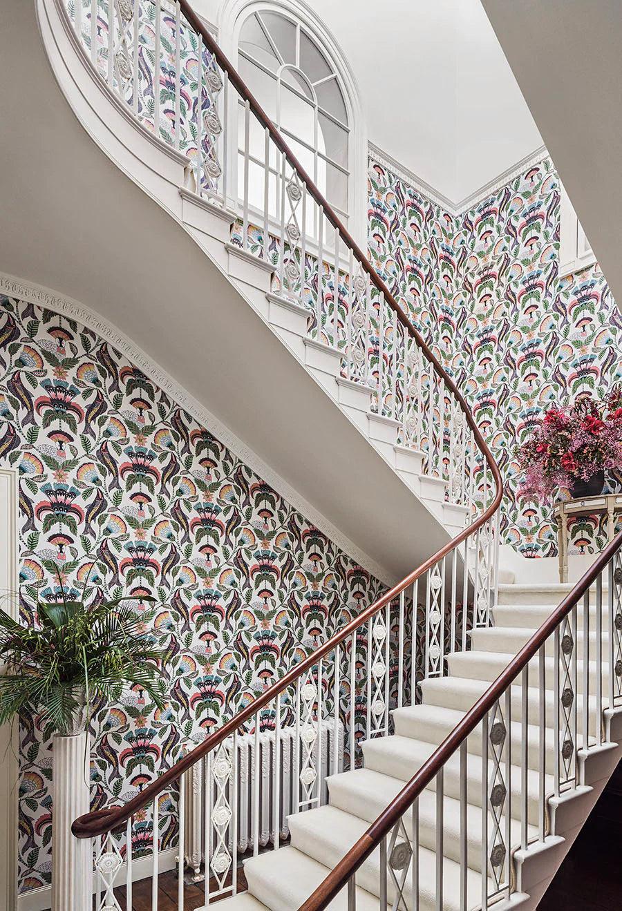 Tapeta ARDMORE JABULA - Nene zieleń na pergaminie Cole & Son Eye on Design