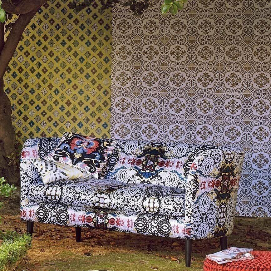 Tapeta AZULEJOS - IVOIRE kremowy Christian Lacroix Eye on Design