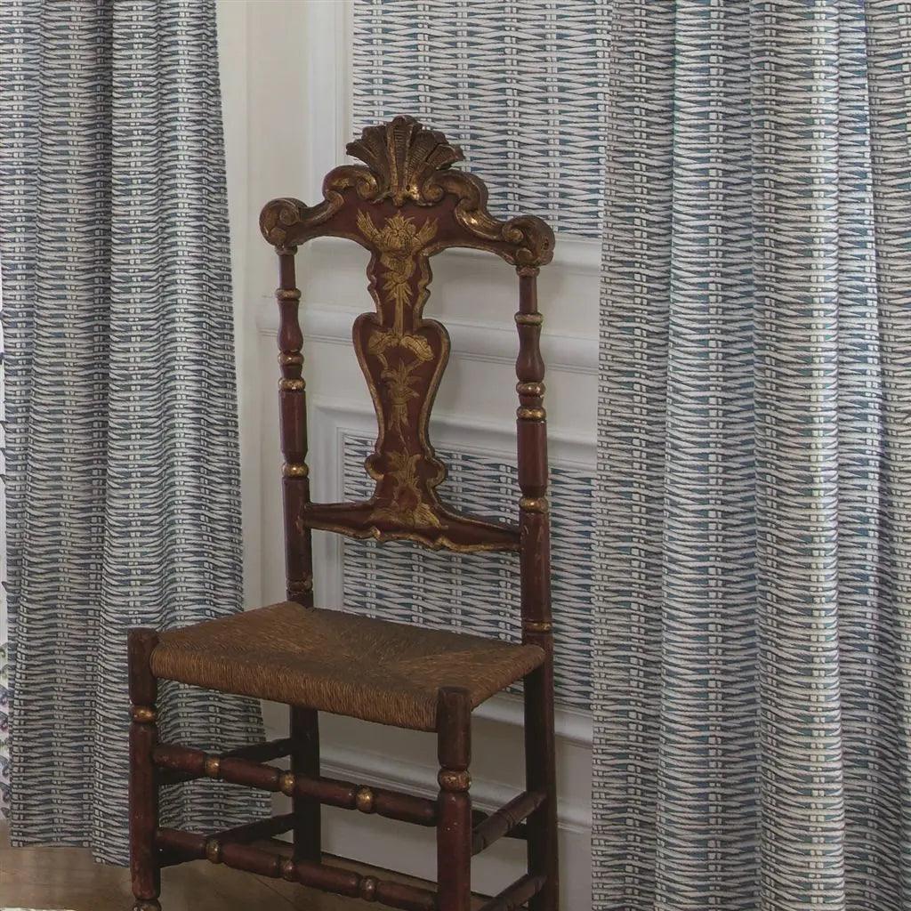 Tapeta BARBADE - TURQUOISE niebieski Christian Lacroix Eye on Design