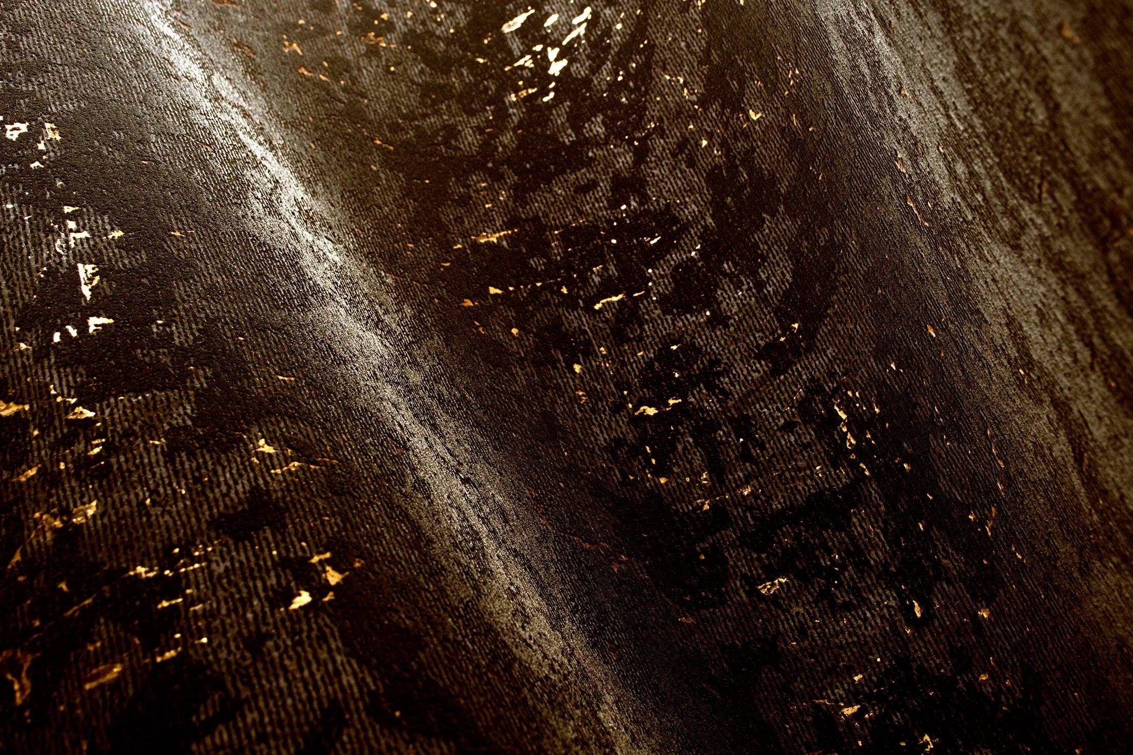 Tapeta BEARDED LEOPARD - BLACKENED GOLD Arte Eye on Design