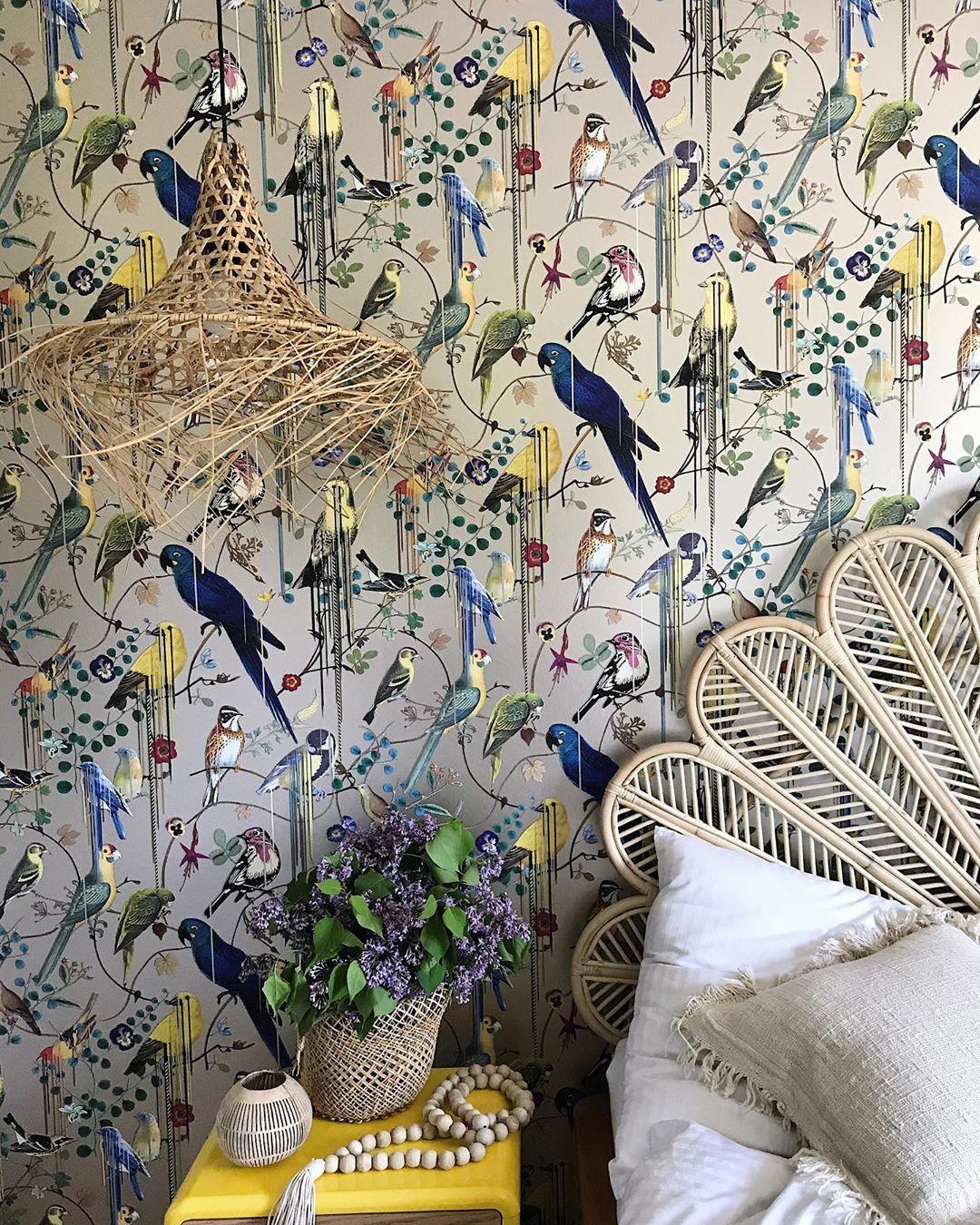 Tapeta BIRDS SINFONIA JONC kremowy – Christian Lacroix
