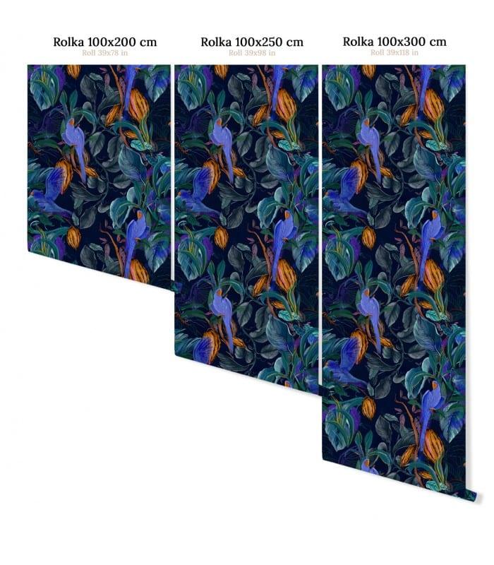 Tapeta BLUE PARROTS Wallcolors Eye on Design