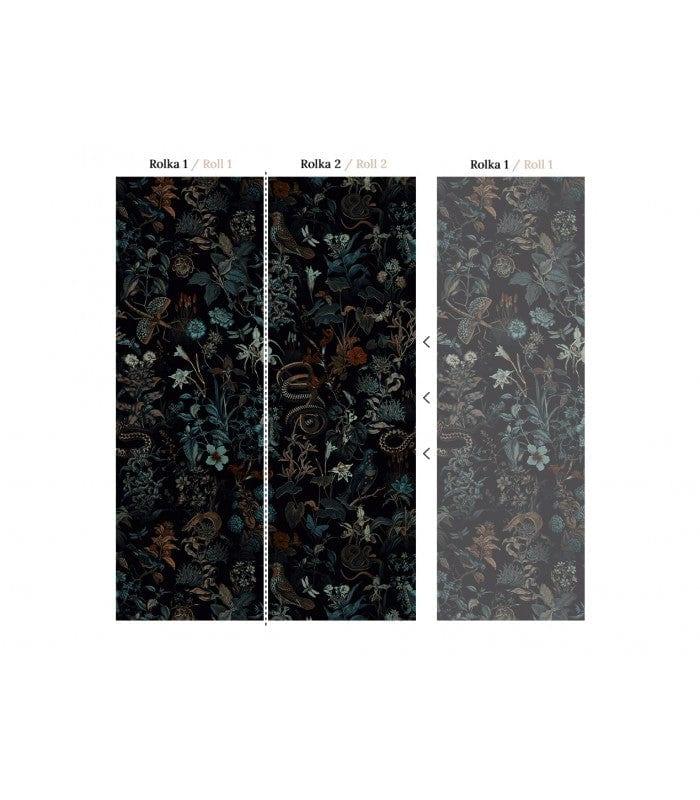 Tapeta BOTANIC BLACK Wallcolors Eye on Design