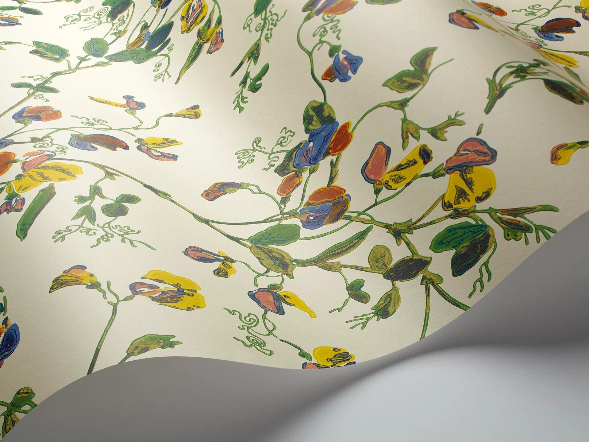 Tapeta BOTANICAL BOTANICA - Sweet Pea kremowy Cole & Son Eye on Design