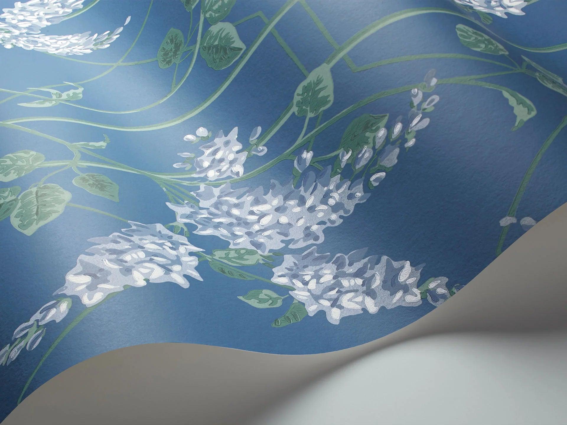 Tapeta BOTANICAL BOTANICA - Wisteria niebieski Cole & Son Eye on Design
