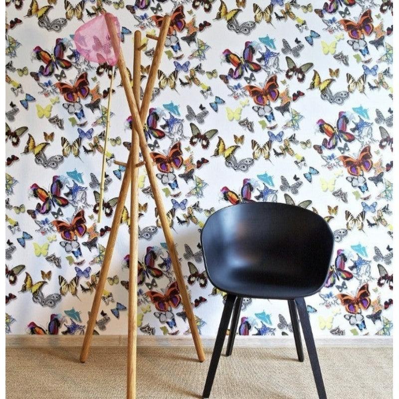 Tapeta BUTTERFLY PARADE - MULTICOLORE biały Christian Lacroix Eye on Design