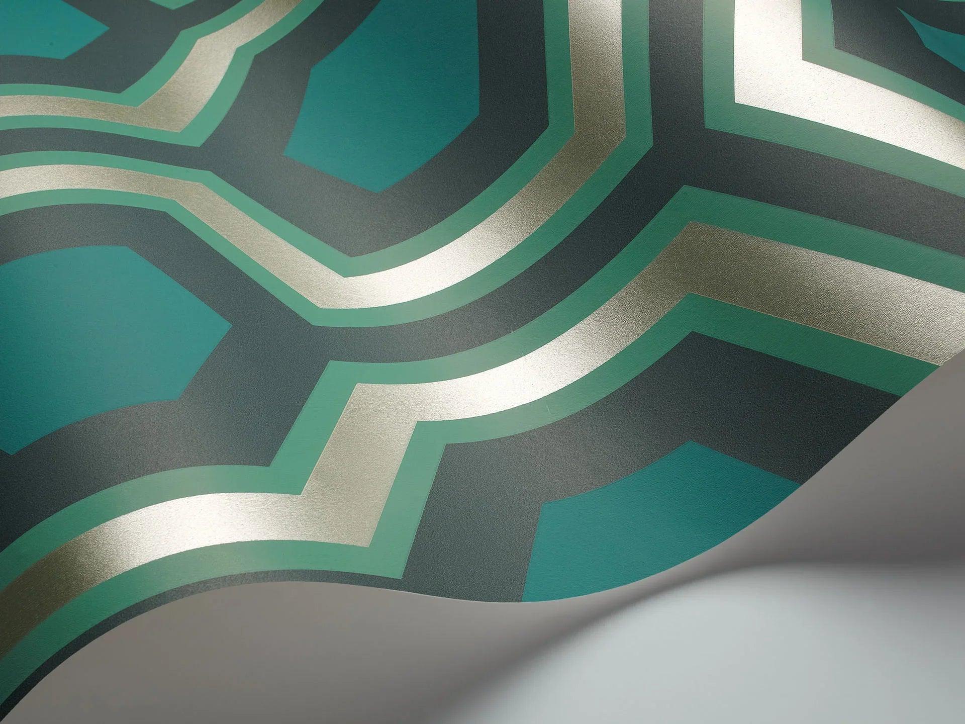 Tapeta CONTEMPORARY COLLECTION - Hicks' Grand zielony Cole & Son Eye on Design