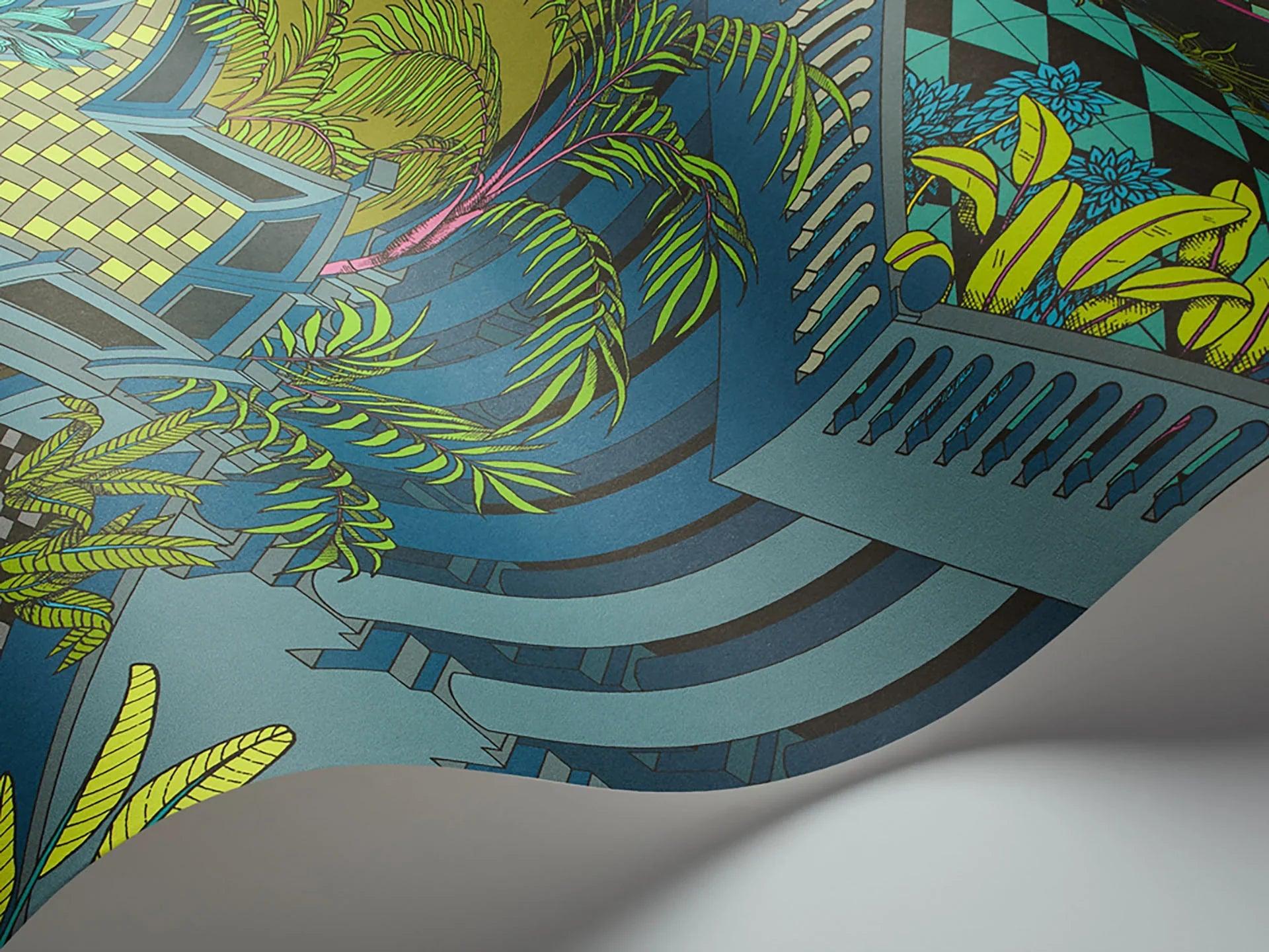 Tapeta CONTEMPORARY COLLECTION - Miami niebieski Cole & Son Eye on Design