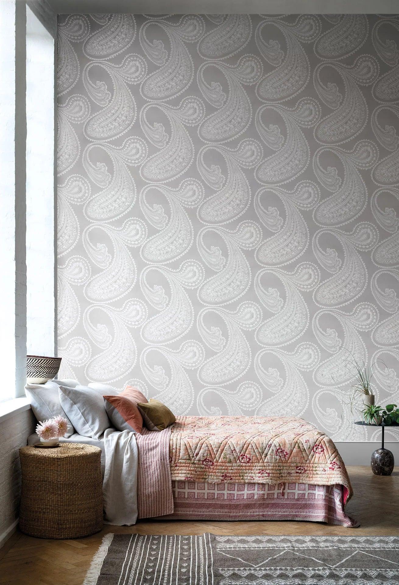 Behang met abstract patroon CONTEMPORARY COLLECTION - Rajapur beige