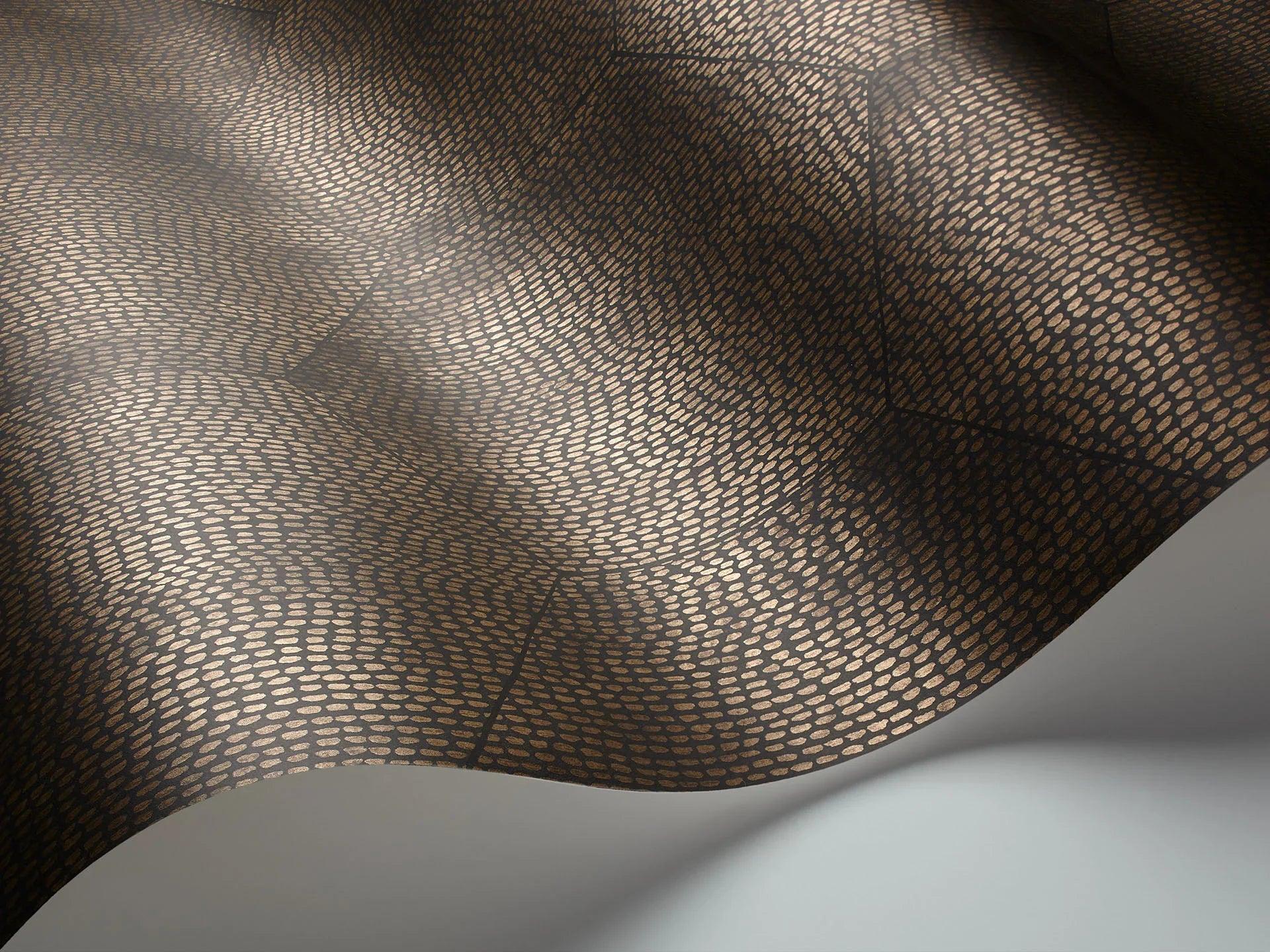 Tapeta CURIO - Mineral metaliczny brąz Cole & Son Eye on Design