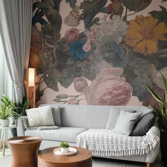 Tapeta DRAGONFLY GARDEN PINK Wallcolors Eye on Design