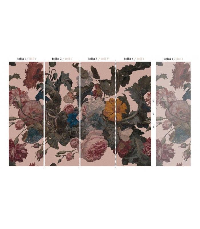 Tapeta DRAGONFLY GARDEN PINK Wallcolors Eye on Design