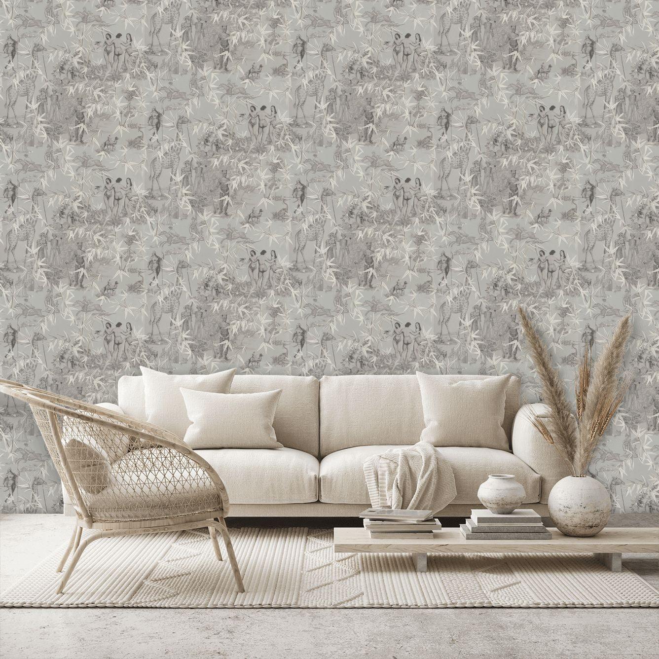 Tapeta EXOTISME ARGENT beżowy Christian Lacroix Eye on Design