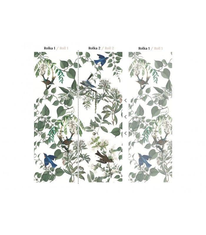 Tapeta FLYING BIRDS Wallcolors Eye on Design