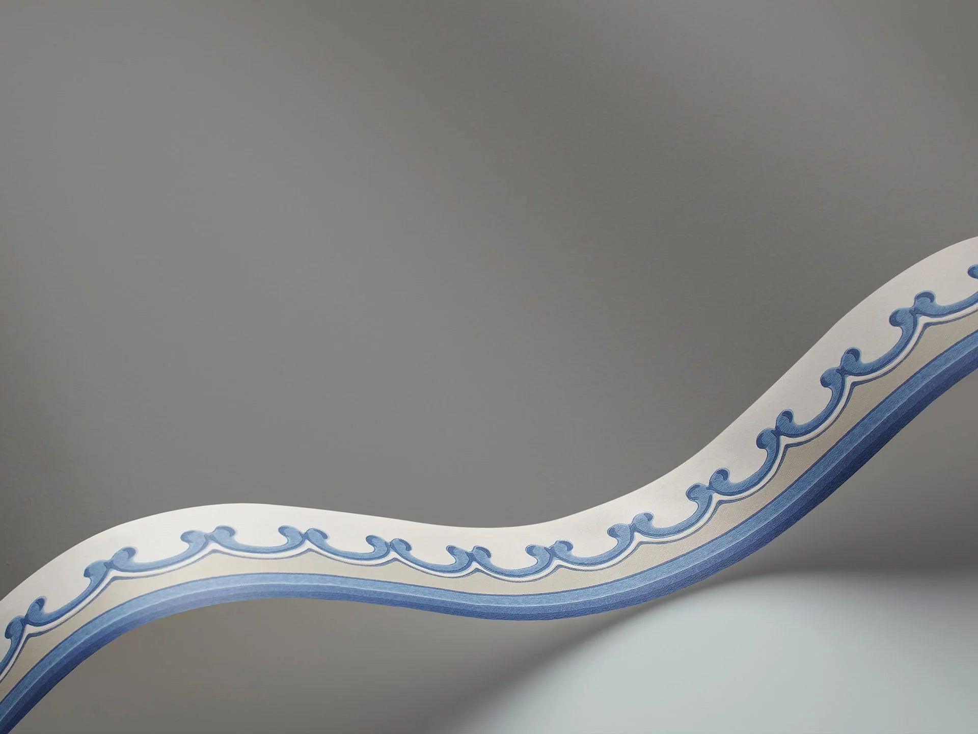 Tapeta FOLIE - Broderie Border niebieski Cole & Son Eye on Design