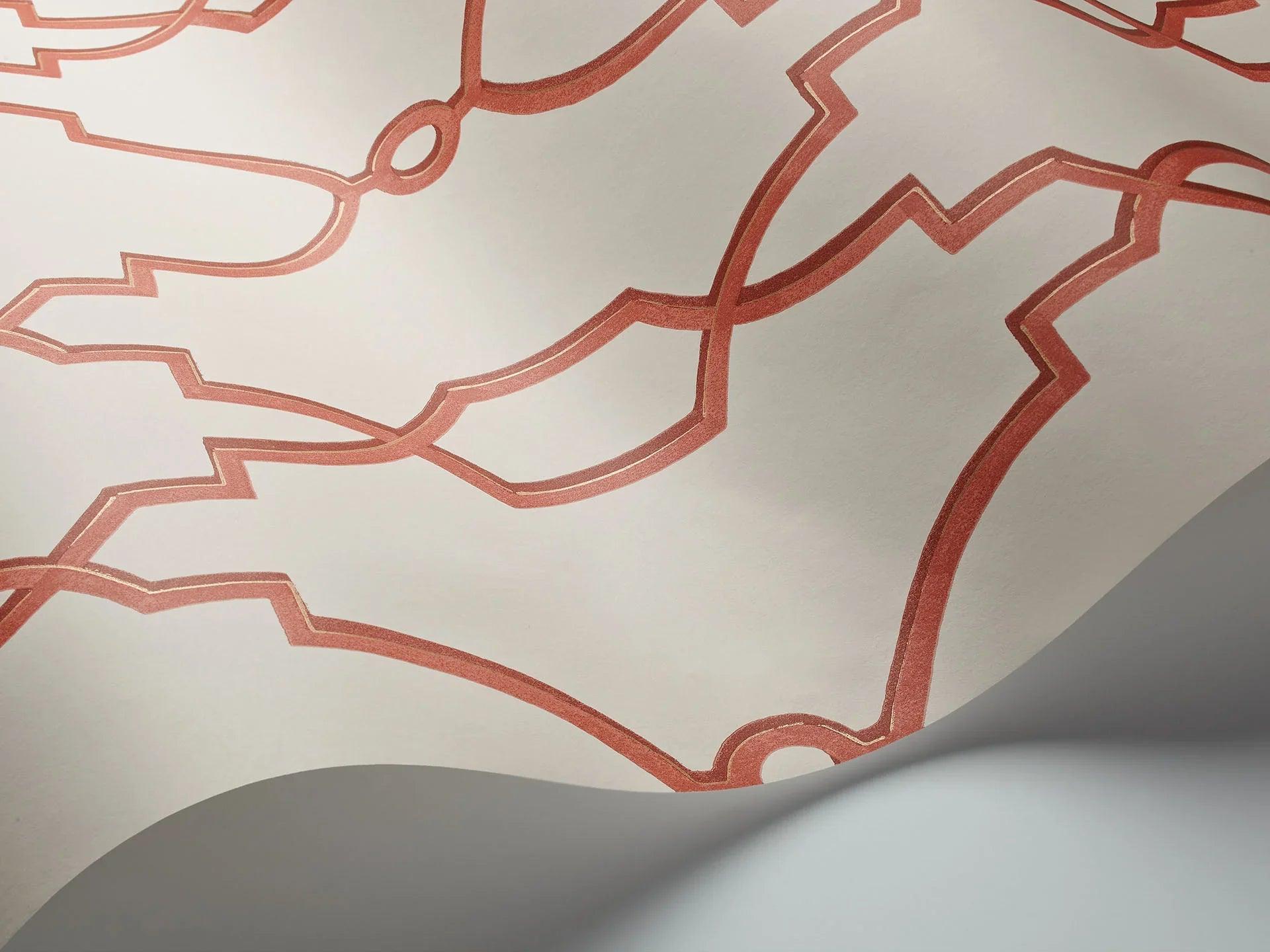 Tapeta FOLIE - Parterre czerwony Cole & Son Eye on Design