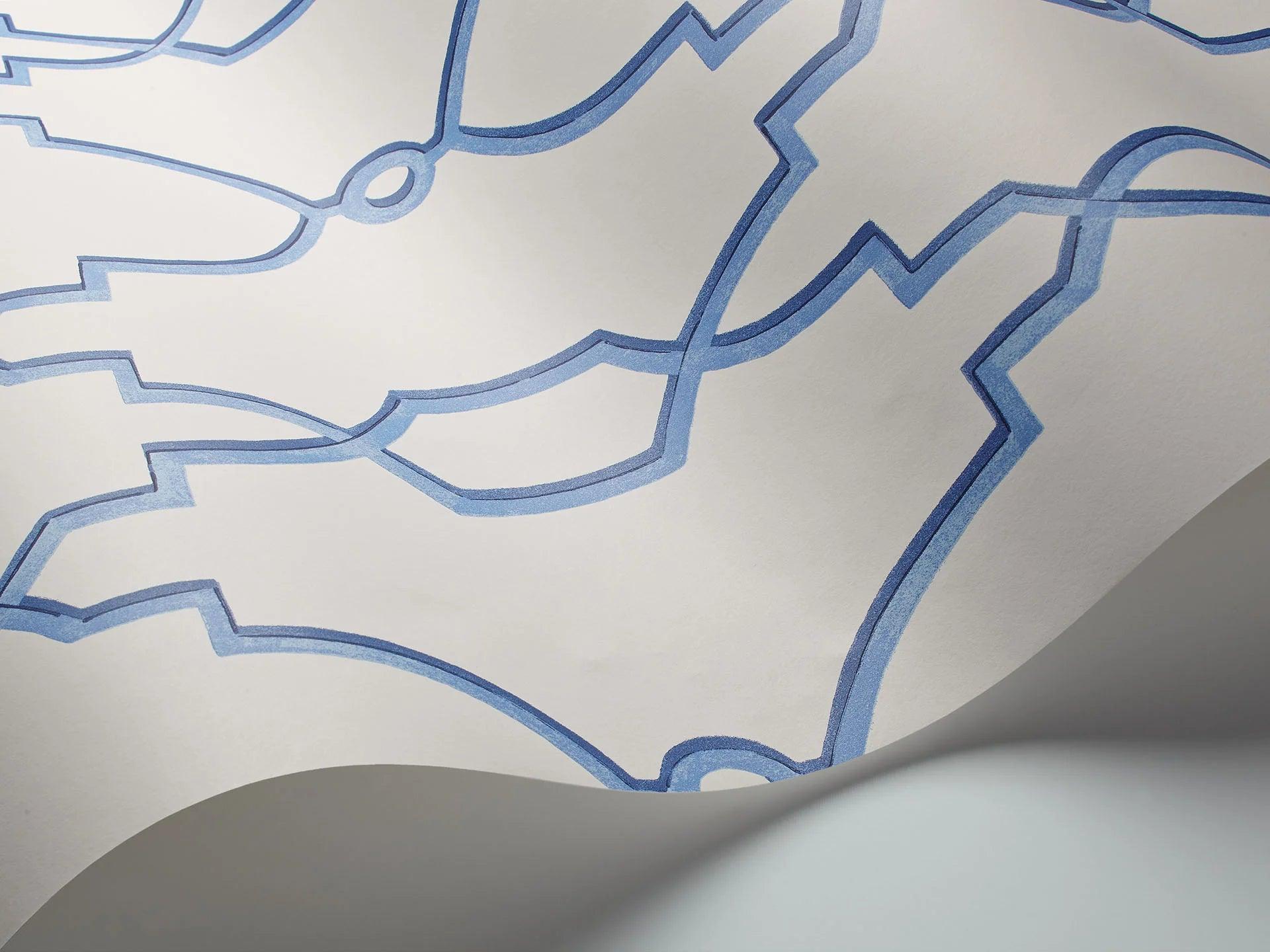 Tapeta FOLIE - Parterre niebieski Cole & Son Eye on Design